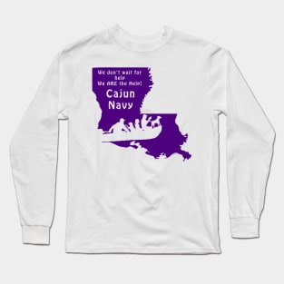 Louisiana Cajun Navy Long Sleeve T-Shirt